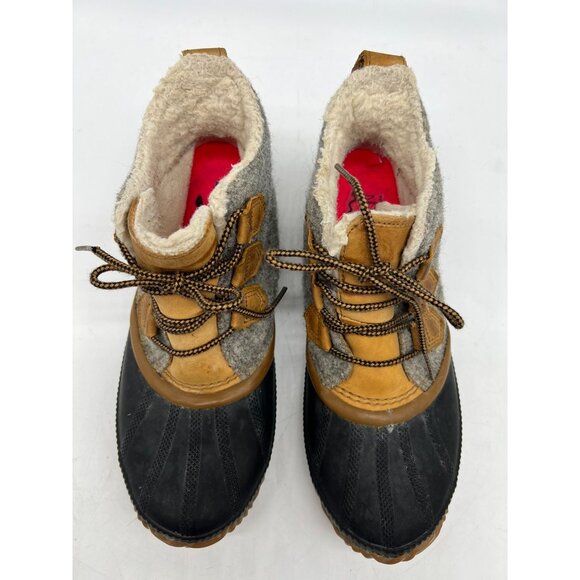 Sorel Womens Classic Waterproof Boots Size 9 Natural Cozy Lace Up Outdoors - Picture 2 of 14